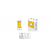 4NKT 06-M Double-sided inserts with four high positive helical cutting edges & high ramping capacity for 90° shoulders of general machining - Big-tools Industrial Supply Tools for Metal Cutting